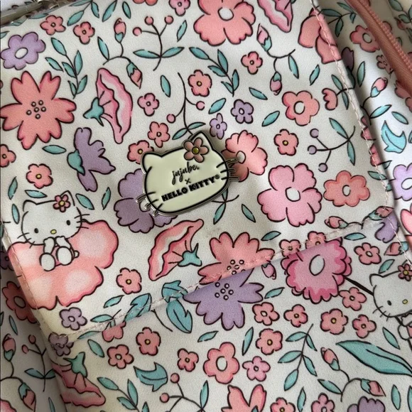 RARE JuJuBe x Hello Kitty "Hello Floral" BRB Backpack - Great Placement! - Picture 11 of 12